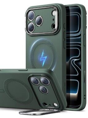 Phone Case for iPhone 17 Pro Olive Green Case Military Grade Protection